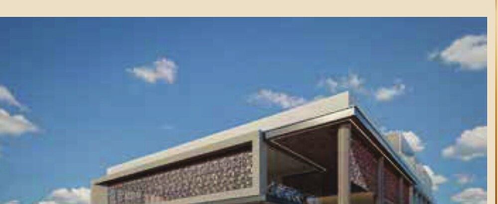Ramky Shankarpally Villa clubhouse — corner approach exterior view